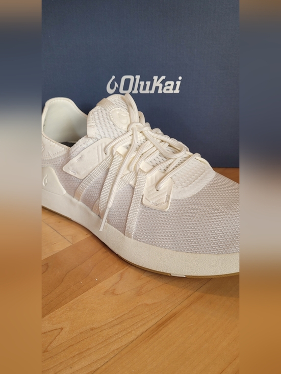 OluKai Mens Holo Sneaker Bright White Size 11 main image 5